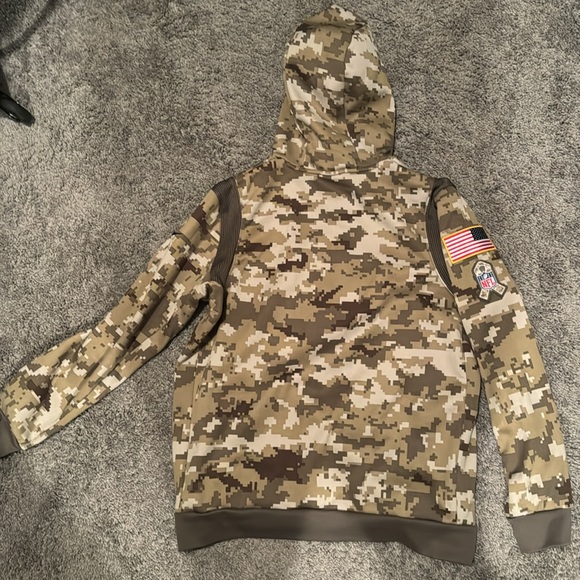 Nike Limited Edition Kansas City Chiefs Salute to Service Camo Hoodie Mens L - Picture 4 of 4